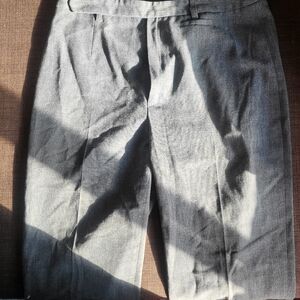 Zara Gray Straight-Leg Dress Pants